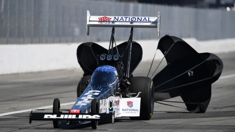 Justin Ashley well on his way to hope of first-ever NHRA Top Fuel championship